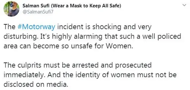 سلمان صوفی، ٹوئٹر، خواتین، سیفٹی
