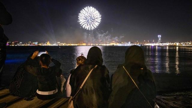 Femmes qataries sur la Corniche