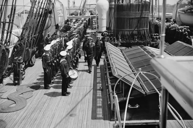 신일그룹이 찾았다고 주장하는 '돈스코이호' 침몰 전 모습