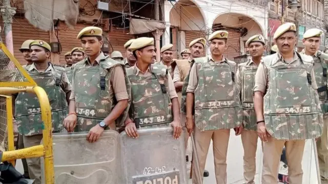 گیان واپی مسجد کے گرد سکیورٹی انتظامات