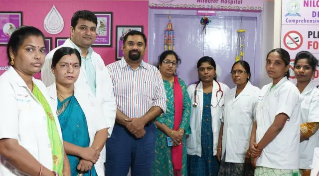 తల్లి పాల బ్యాంకు సిబ్బంది