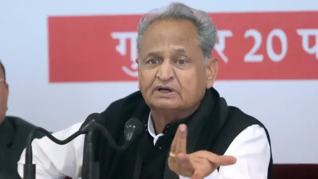 ராஜஸ்தான் முதலமைச்சர் அசோக் கெலாட்