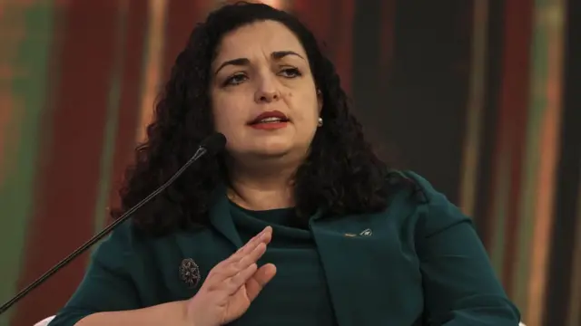 Vjosa Osmani Sadriu, presidenta de Kosovo.