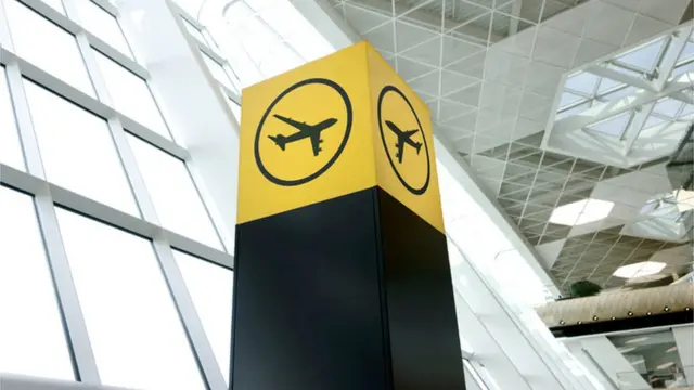 Señal de aeropuerto.