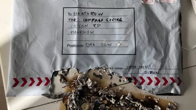 हीथ्रो एयरपोर्ट पर मिला विस्फोटक