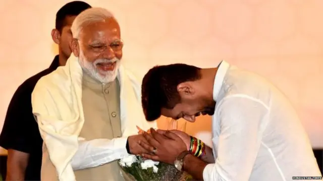 चिराग पासवान और नरेंद्र मोदी