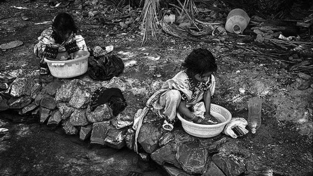 یکی از روستاهای محروم در سیستان و بلوچستان ایران