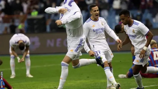 Real Madrid celebrate