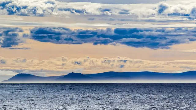 Vista de la Isla de los Estados, en Argentina.