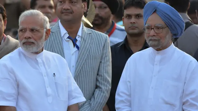 मोदी और मनमोहन