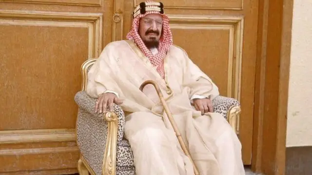 सऊदी अरब के तत्कालीन किंग अब्दुलअज़ीज़ इब्न सऊद