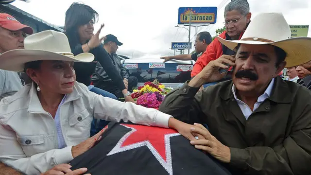 Xiomara Castro e Manuel Zelaya