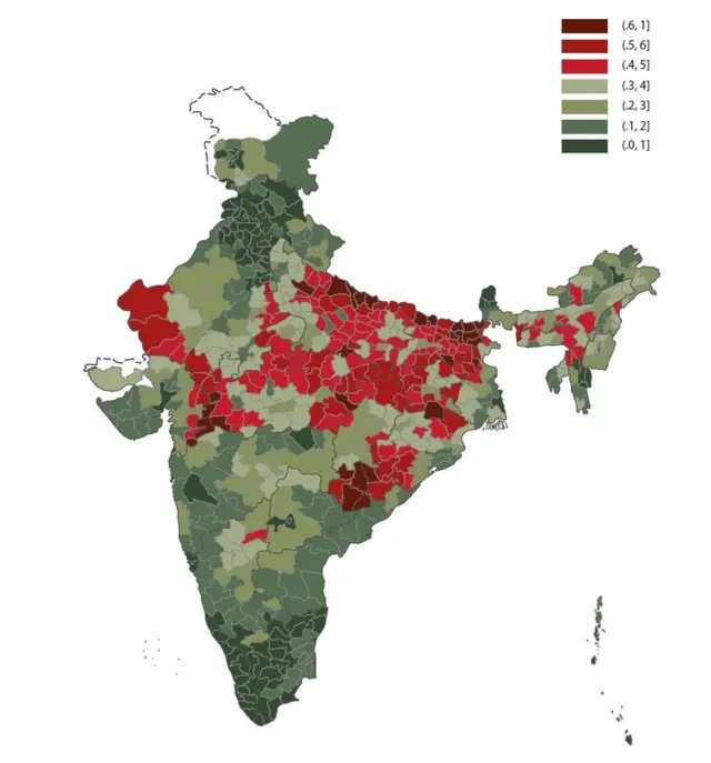 జిల్లాల వారీగా పేదరికం తీవ్రత