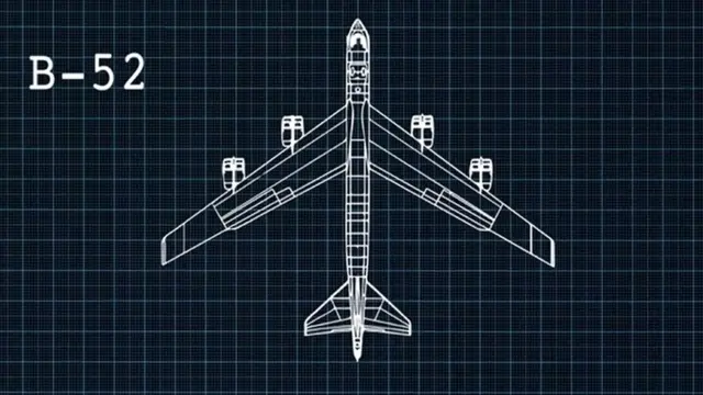 B-52 विमानाचं मॉडेल