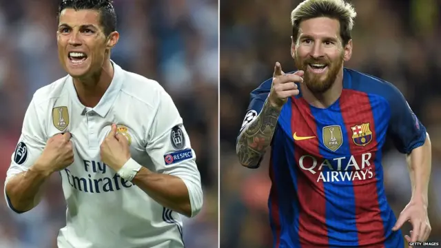 रोनाल्डो और मेसी