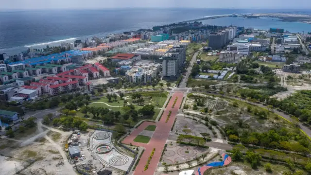 Una vista de Hulhumalé