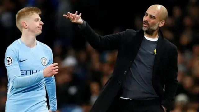 Pep Guardiola na Kevin De Bruynen