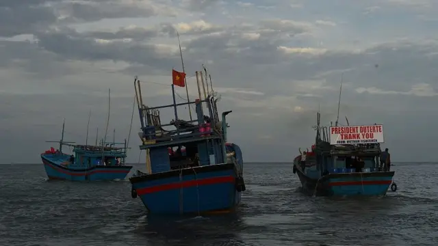 Quyết định thả ngư dân đưa ra sau khi Tổng thống Duterte thăm Việt Nam