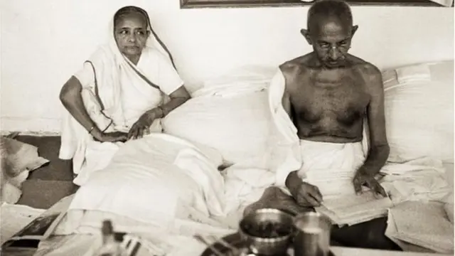 కస్తూర్బా, గాంధీ