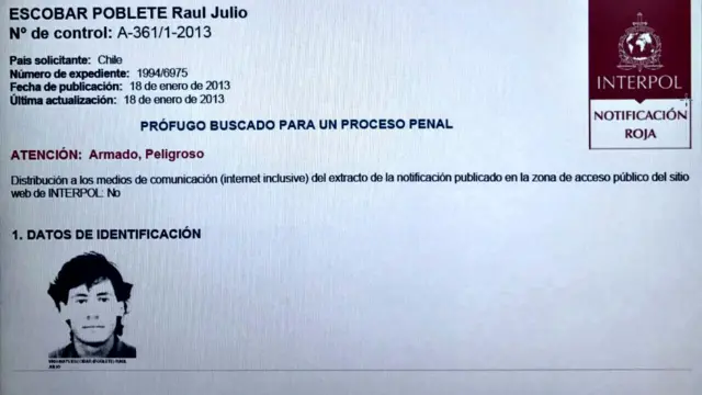 Interpol lo buscaba en 190 países, fue detenido en México. Su pareja recién fue capturada en España. (Foto: Interpol)