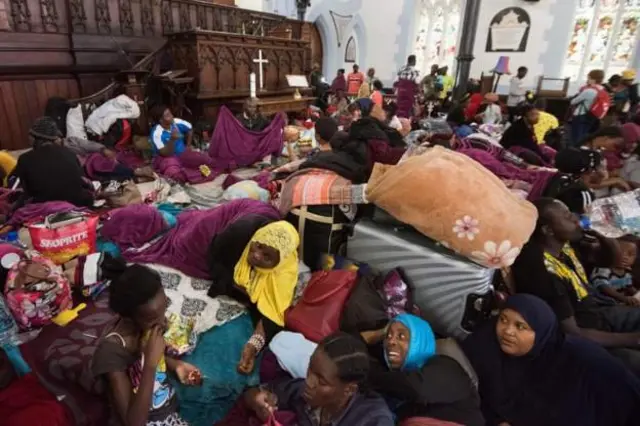 ኣብ ቤተክርስትያን ሜቶዲስት ተዓቚቦም ዝርከቡ ስደተኛታት፡ ኬፕታውን