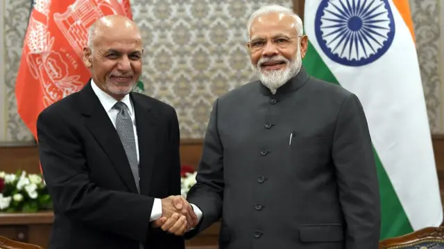 मोदी के साथ अशरफ़ ग़नी