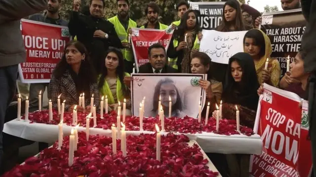 زینب کے قتل کے خلاف احتجاج