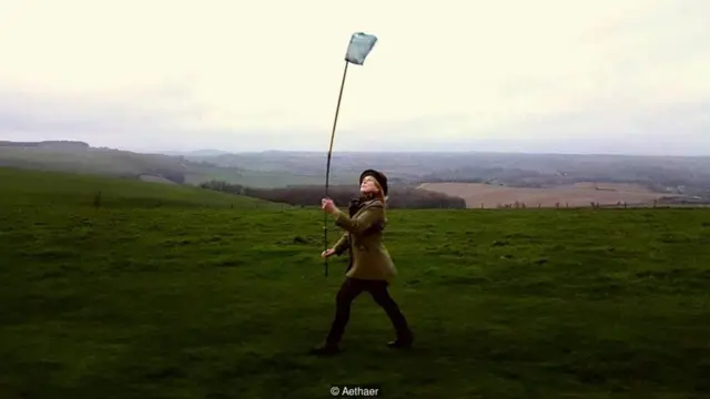 Aethaer began collecting air to raise awareness of pollution, coining the term "air farming" in the process