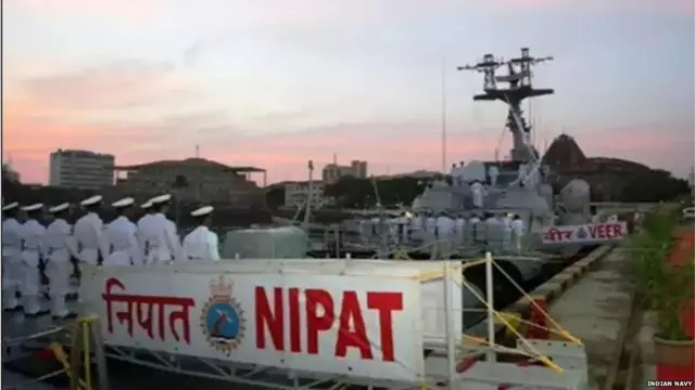 મિસાઇલ બોટ આઈએનએસ નિપાત અને આઈએનએસ વીર