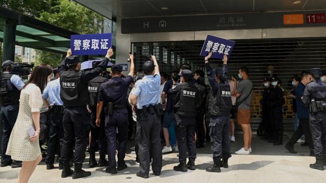 En los últimos días, pequeñas manifestaciones se han sucedido en diversas ciudades chinas.