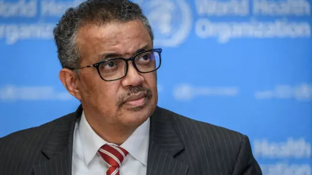 உலக சுகாதார நிறுவனத்தின் தலைவர் டெட்ரோஸ்