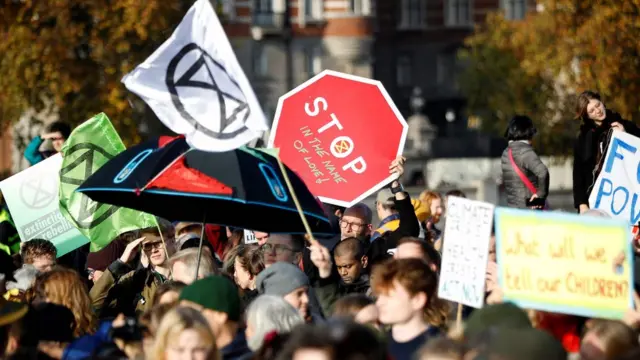 تظاهرات لندن