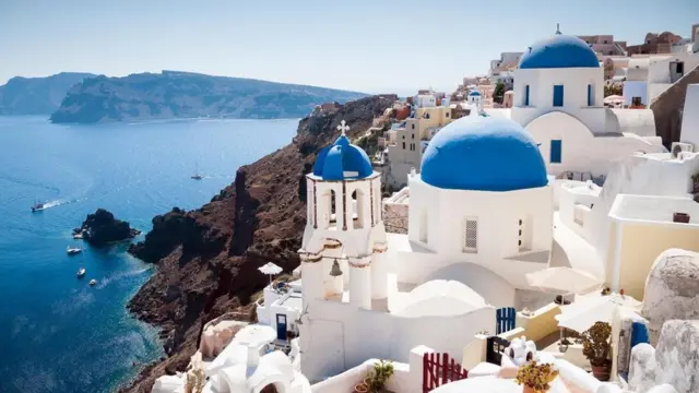 منظر طبيعي من اليونان