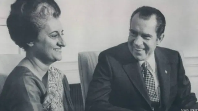 இந்திரா காந்தி - நிக்சன்