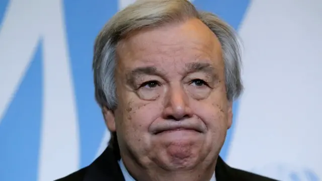 أنطونيو غوتيريش الأمين العام للأمم المتحدة