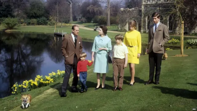 ਡਿਊਕ ਆਫ ਐਡਿਨਬਰਾ, ਐਲੀਜ਼ਾਬੈਥ ਅਤੇ ਬੱਚੇ