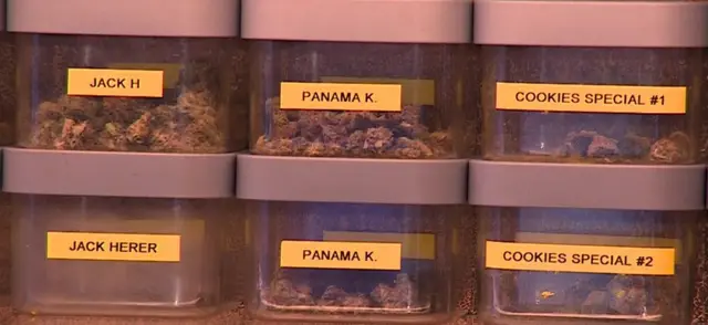 Drugs on offer in Amsterdam