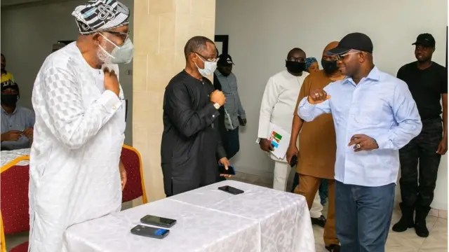 Gomina Yahaya Bello n ki awọn oludije