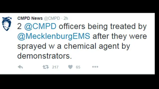 Ujumbe wa polisi katika mtandao wa Twitter