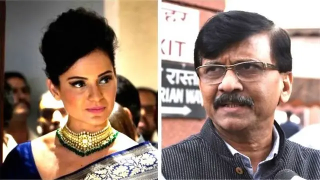 कंगना राणावत, संजय राऊत