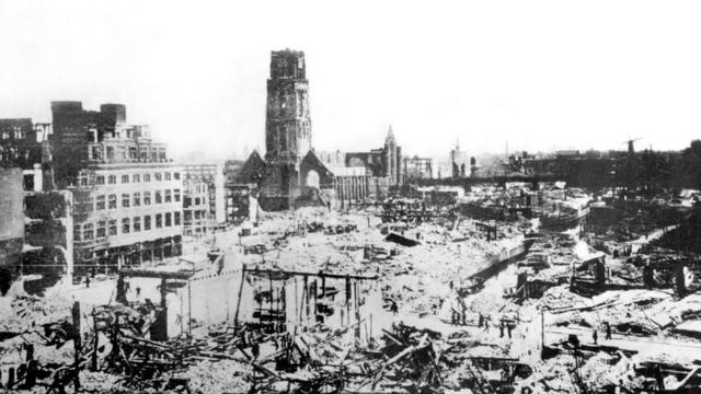 鹿特丹斯战后废墟