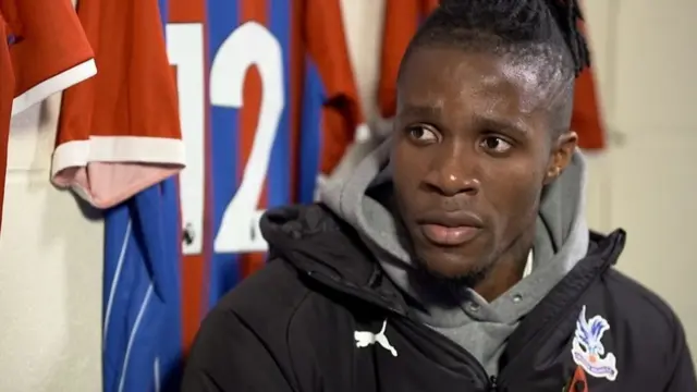 mshambuliaji wa Crystal Palace Wilfried Zaha, 27,