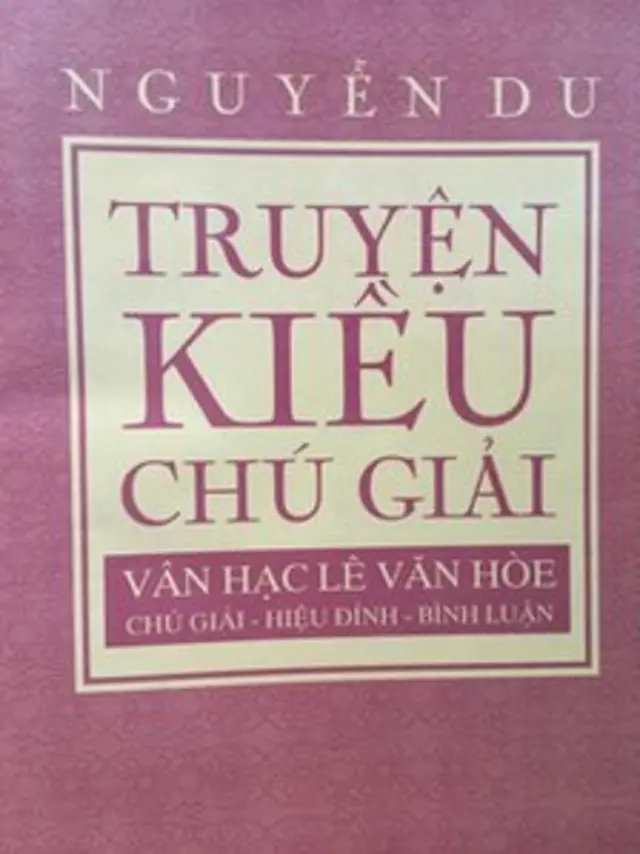 Một ấn phẩm Truyện Kiều của Nguyễn Du