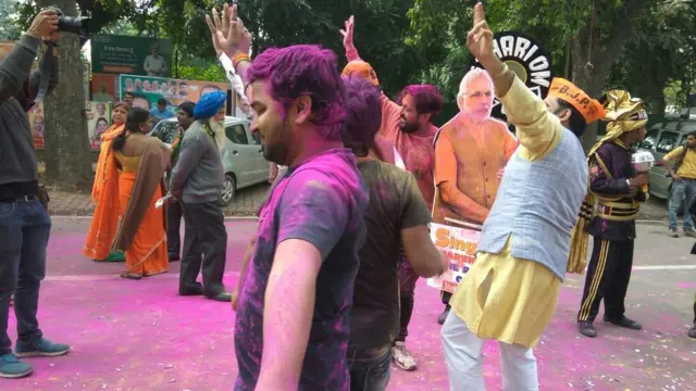 বিজেপির বিজয়োল্লাস