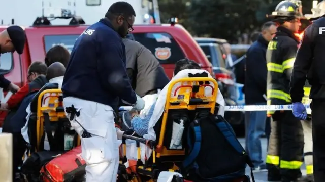 Wounded at the shooting incident in New York City on 31 October 2017