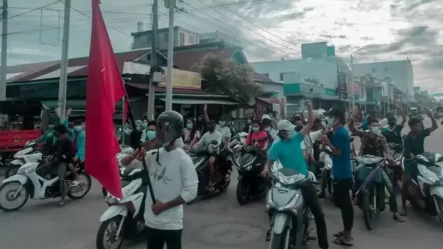 စစ်အာဏာသိမ်းပြီးနောက်ပိုင်း ထားဝယ်ဒေသမှာ ဆန္ဒပြမှုတွေ ဆက်တိုက်ဖြစ်