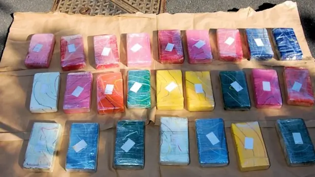 Cocaine seized by the Met Police