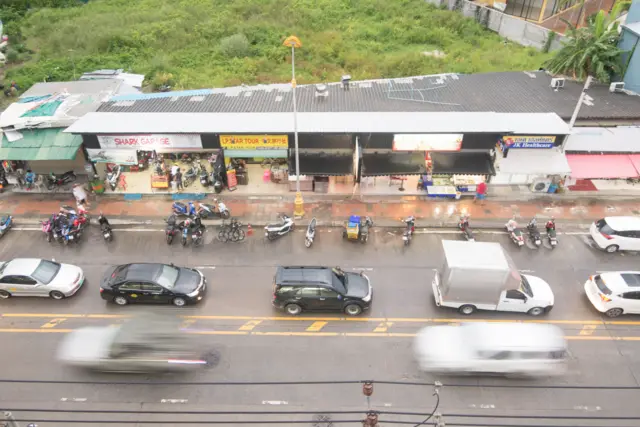 มุมสูงของย่านไชนาทาวน์ ภูเก็ต