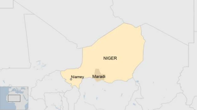 Carte du Niger