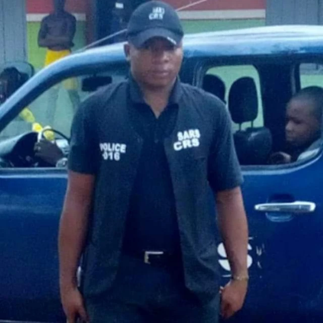 Sergeant Francis Agube wey bullet 'mistakenly' touch